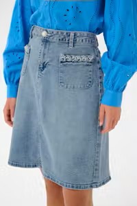 Grazie Denim Skirt Blue