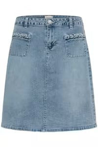 Grazie Denim Skirt Blue