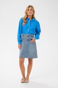 Grazie Denim Skirt Blue