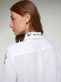 Sara Linen White Shirt
