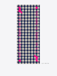 Gingham Dog Scarf