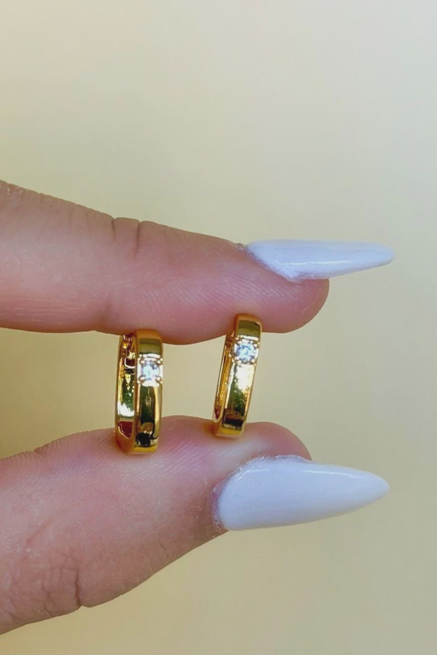 Sparkly Mini Hoops