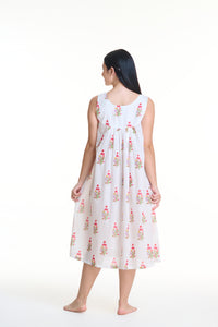 Nightie V-Neck Laced 410