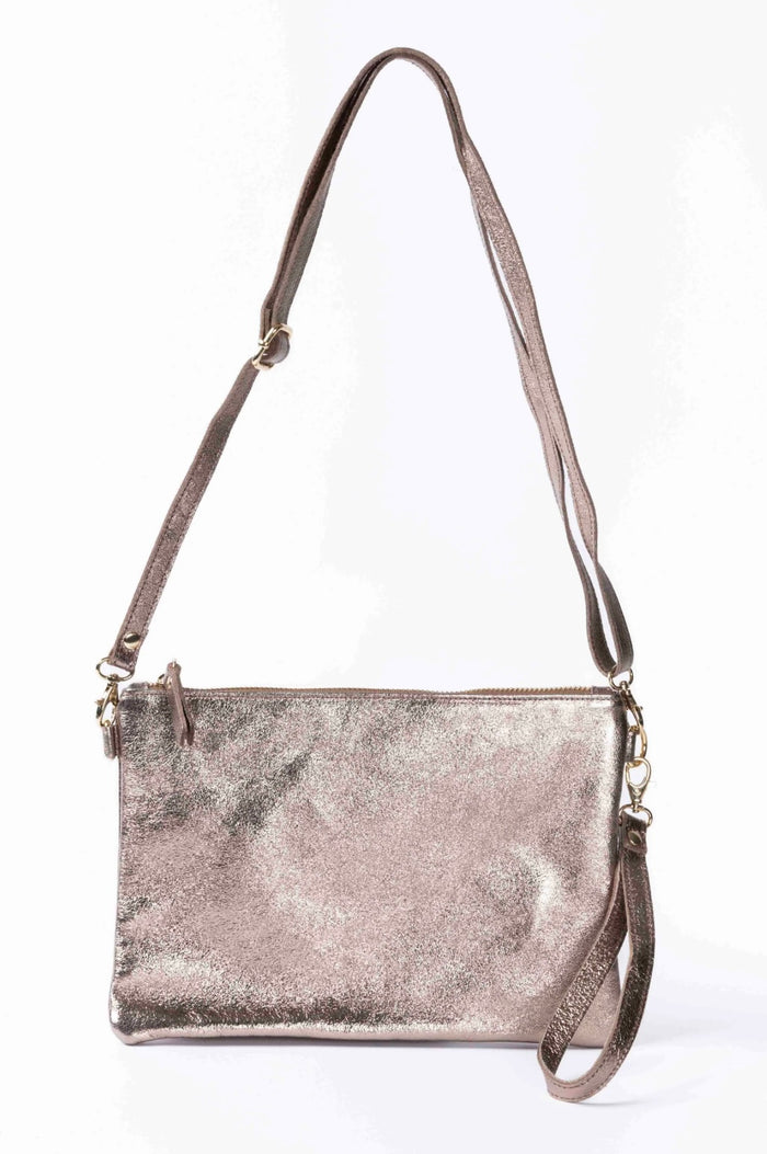 Maison Crossbody Champagne Bag