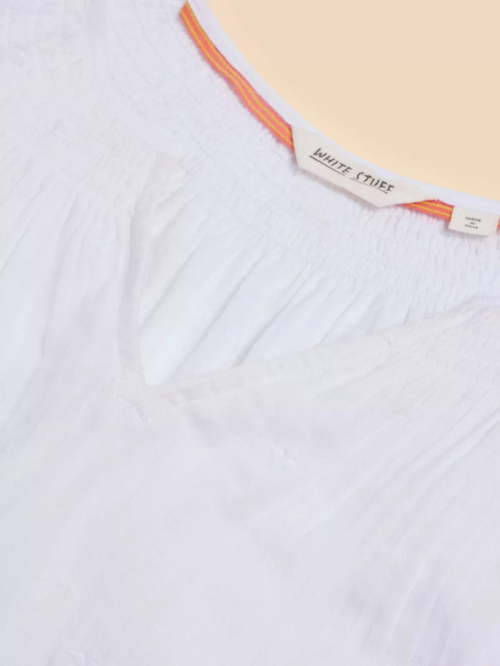 Luella Notch Top White