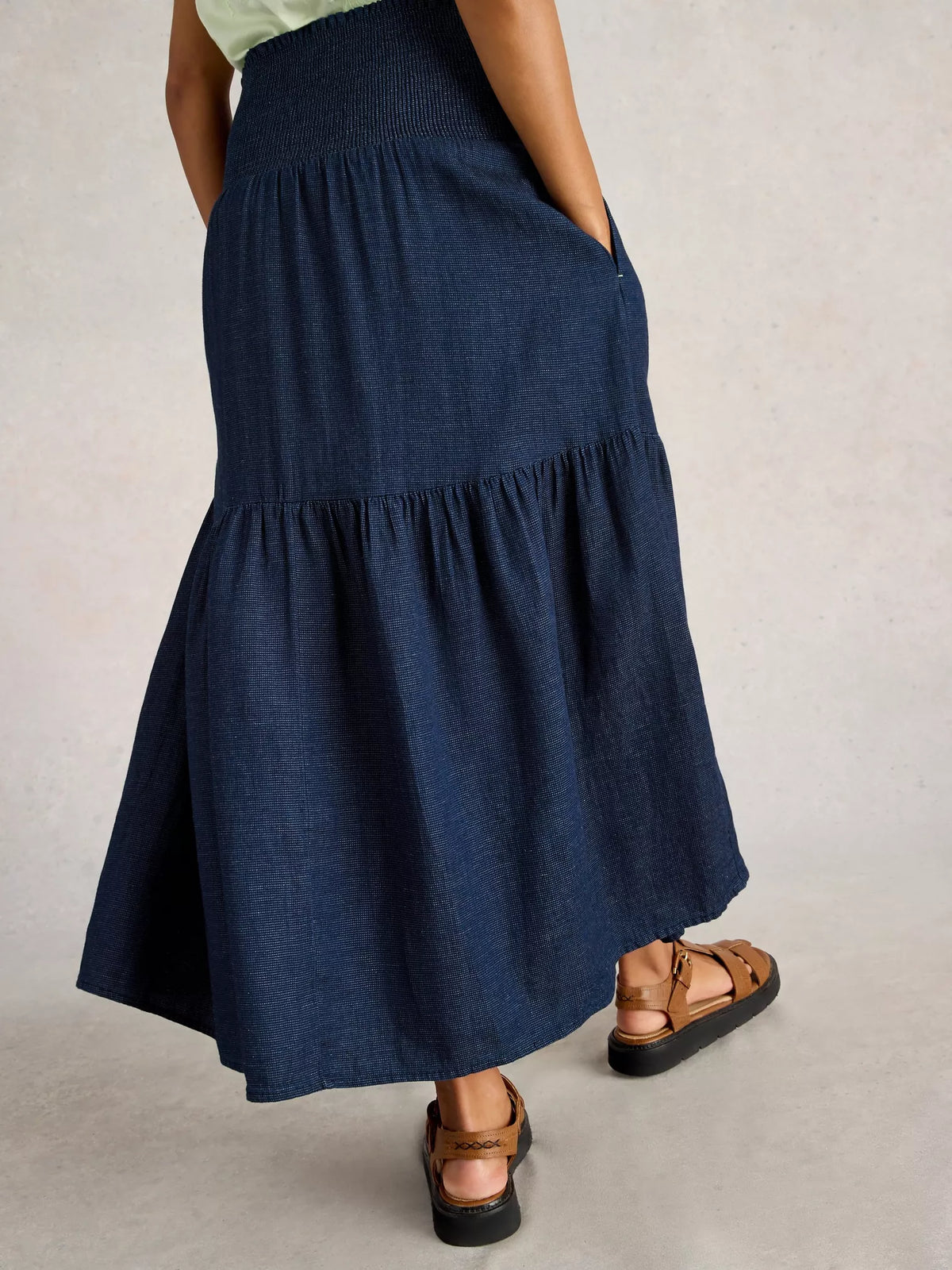 Phoebe Maxi Skirt Navy