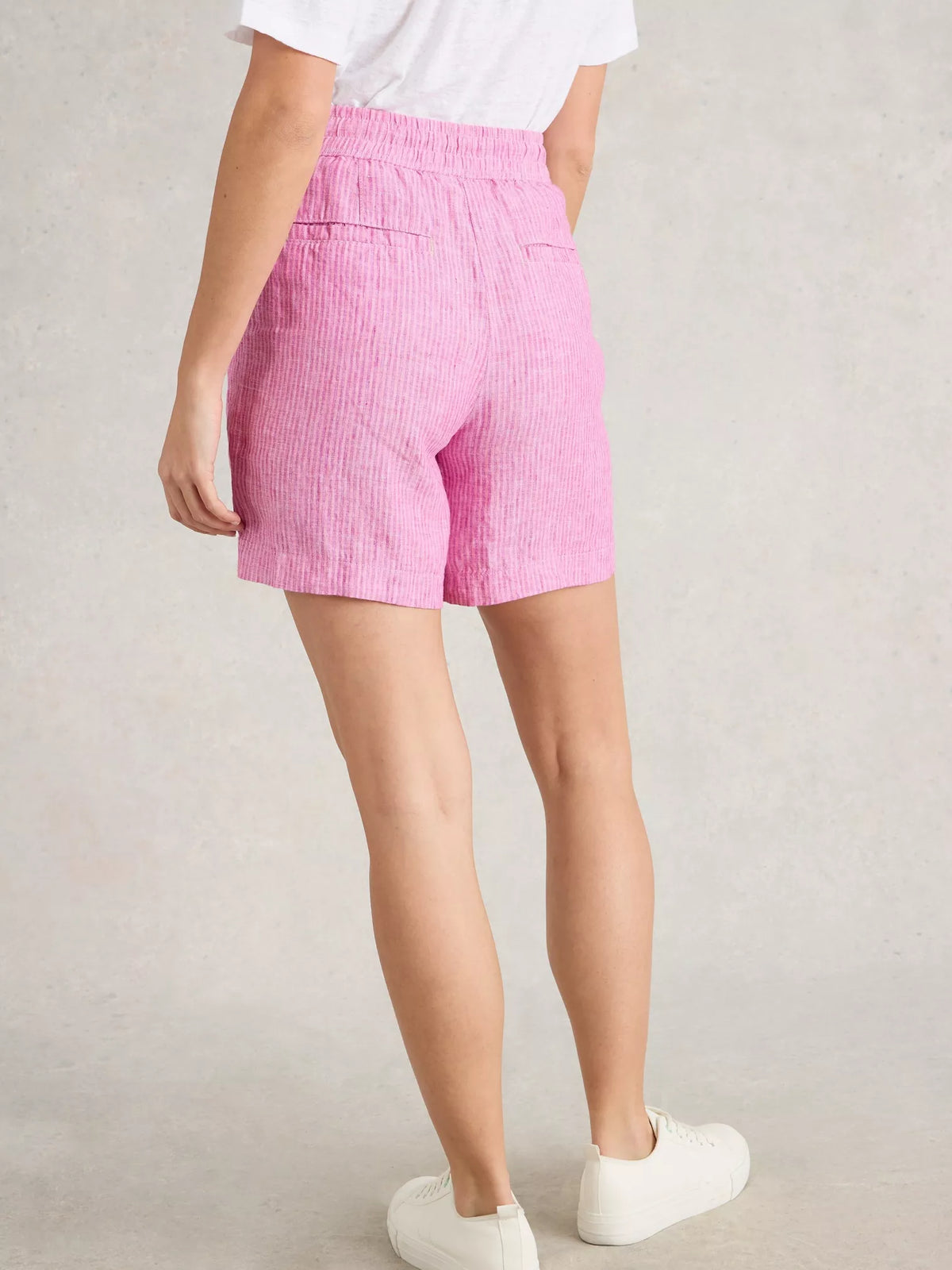 Belle Linen Short Pink