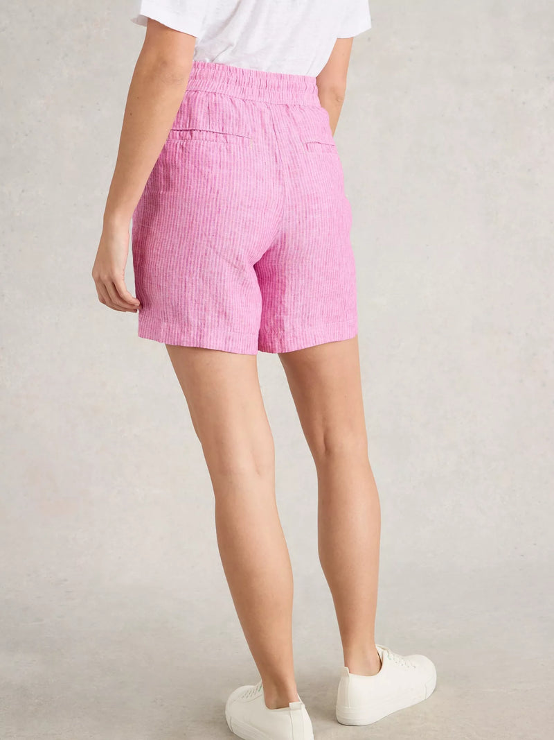Belle Linen Short Pink