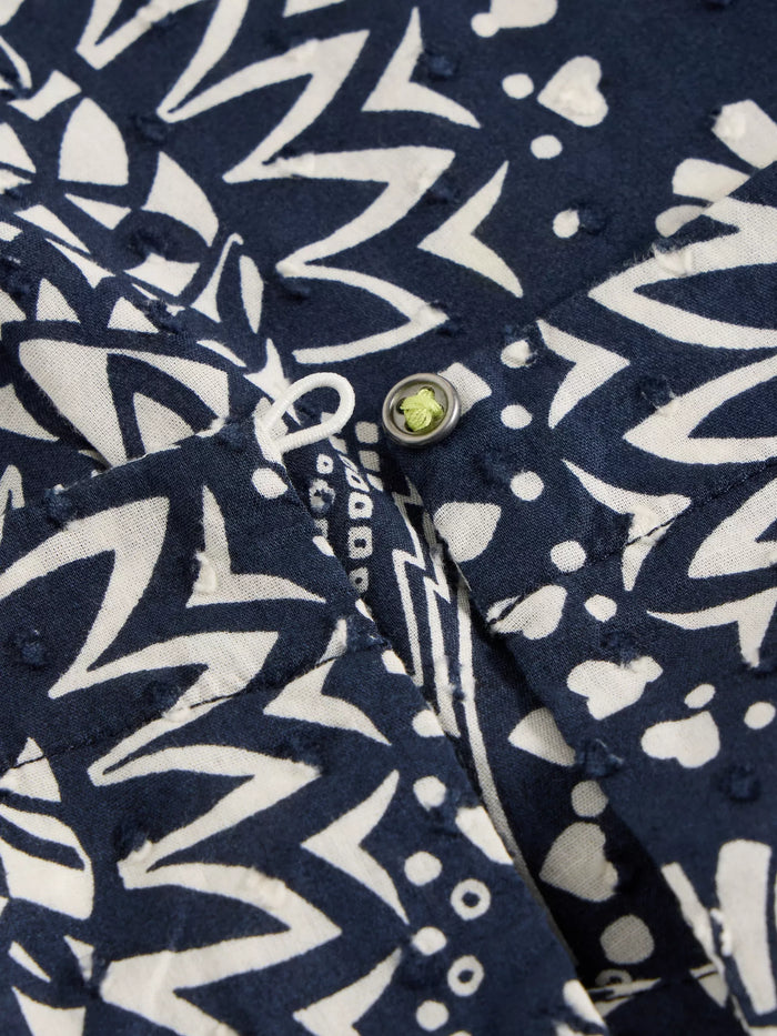 Paradise Cotton Vest Navy