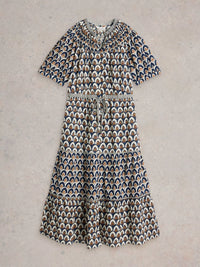 Ariel Tiered Woven Dress