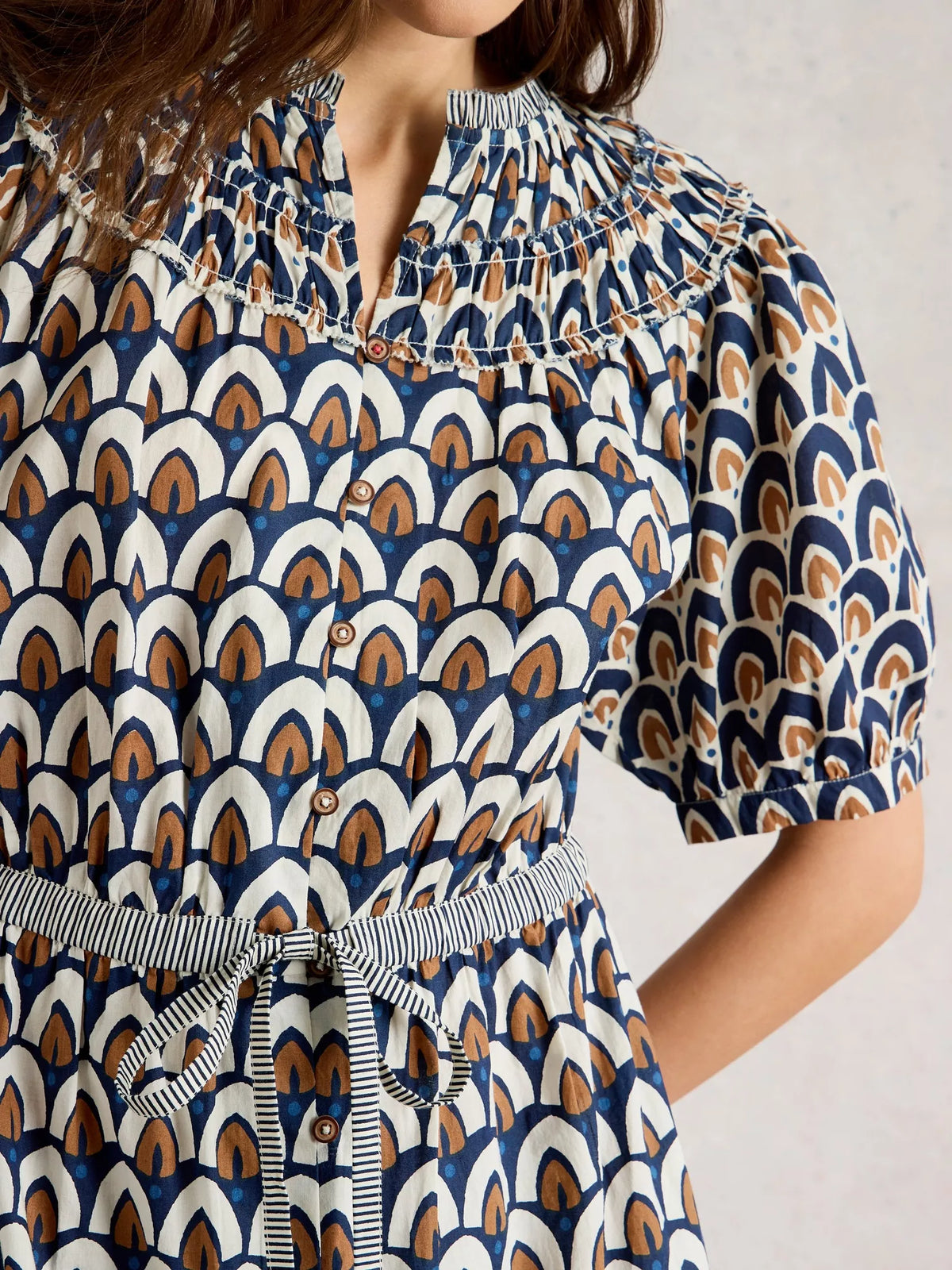 Ariel Tiered Woven Dress