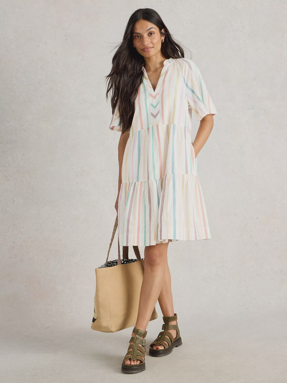Sophia Stripe Dress