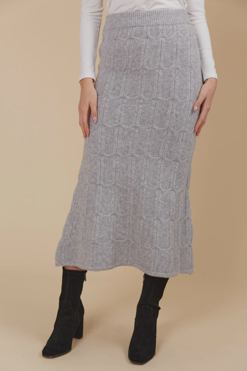 Hera Knit Skirt Marle