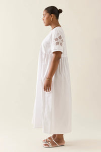 Nilsa Dress Lotus White