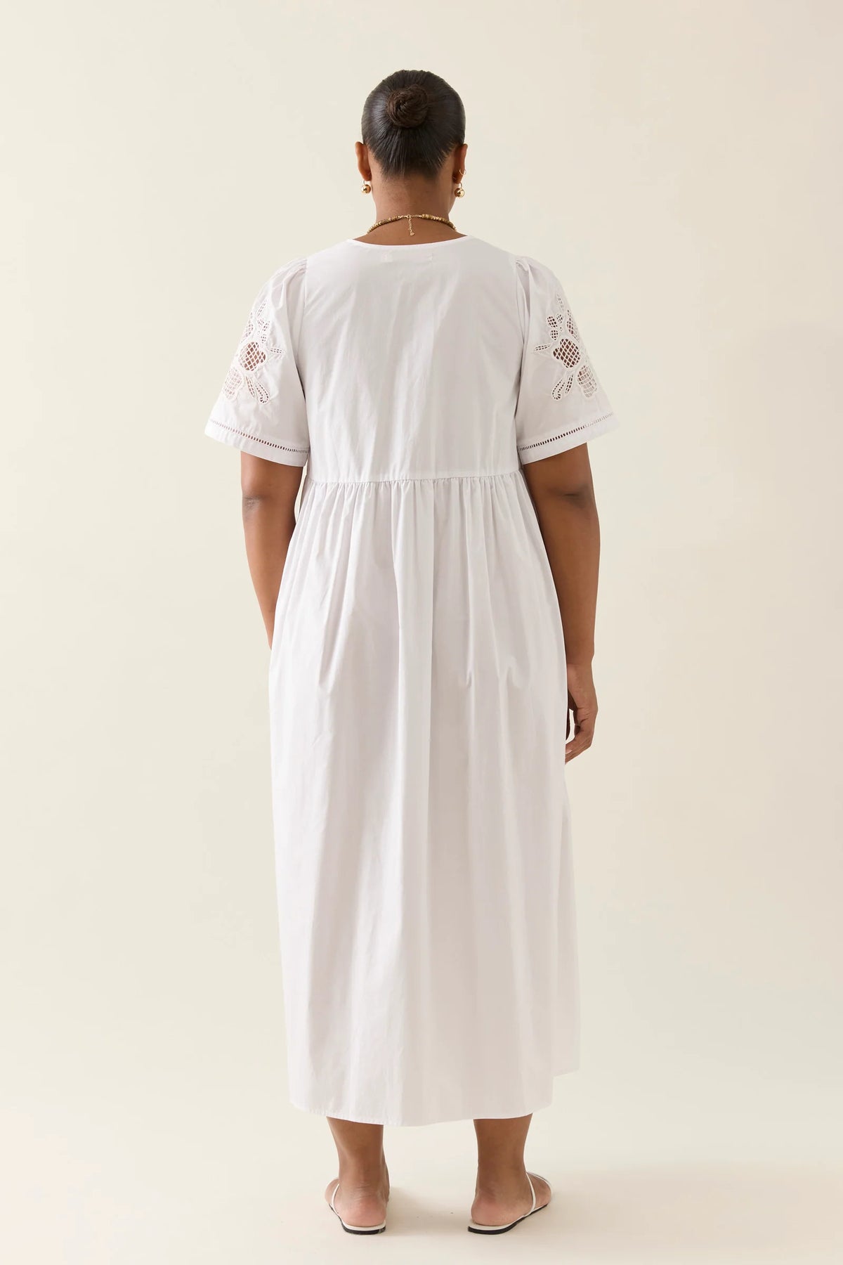 Nilsa Dress Lotus White