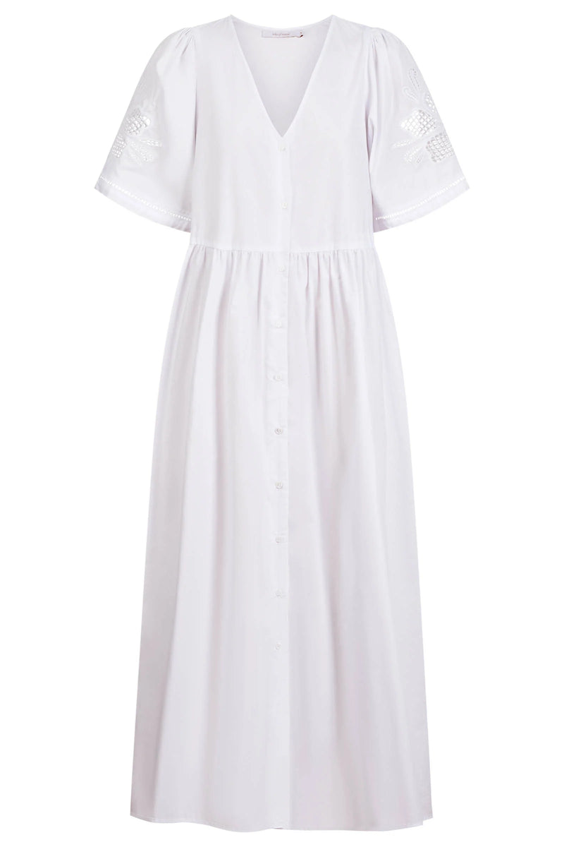 Nilsa Dress Lotus White