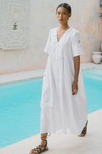 Nilsa Dress Lotus White