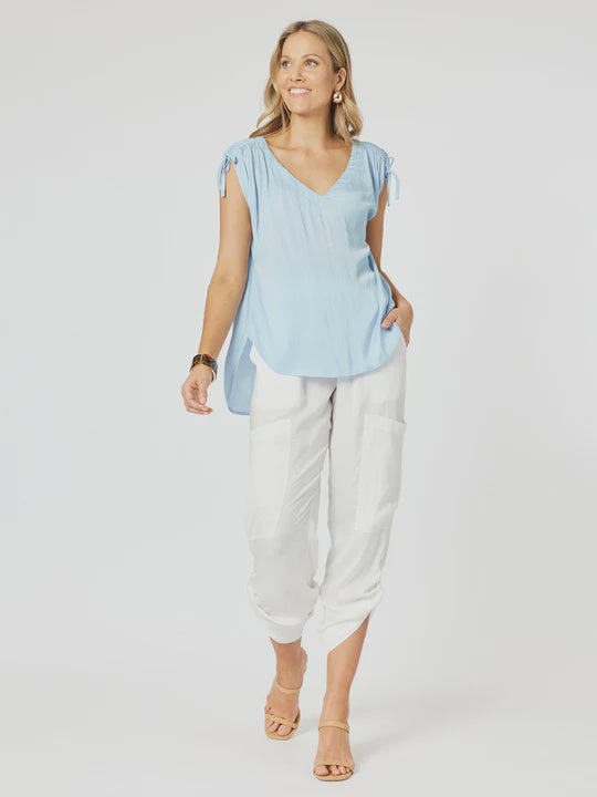 Traveller Luxe Pant White