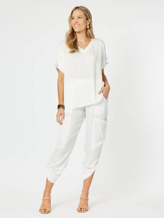 Traveller Luxe Pant White