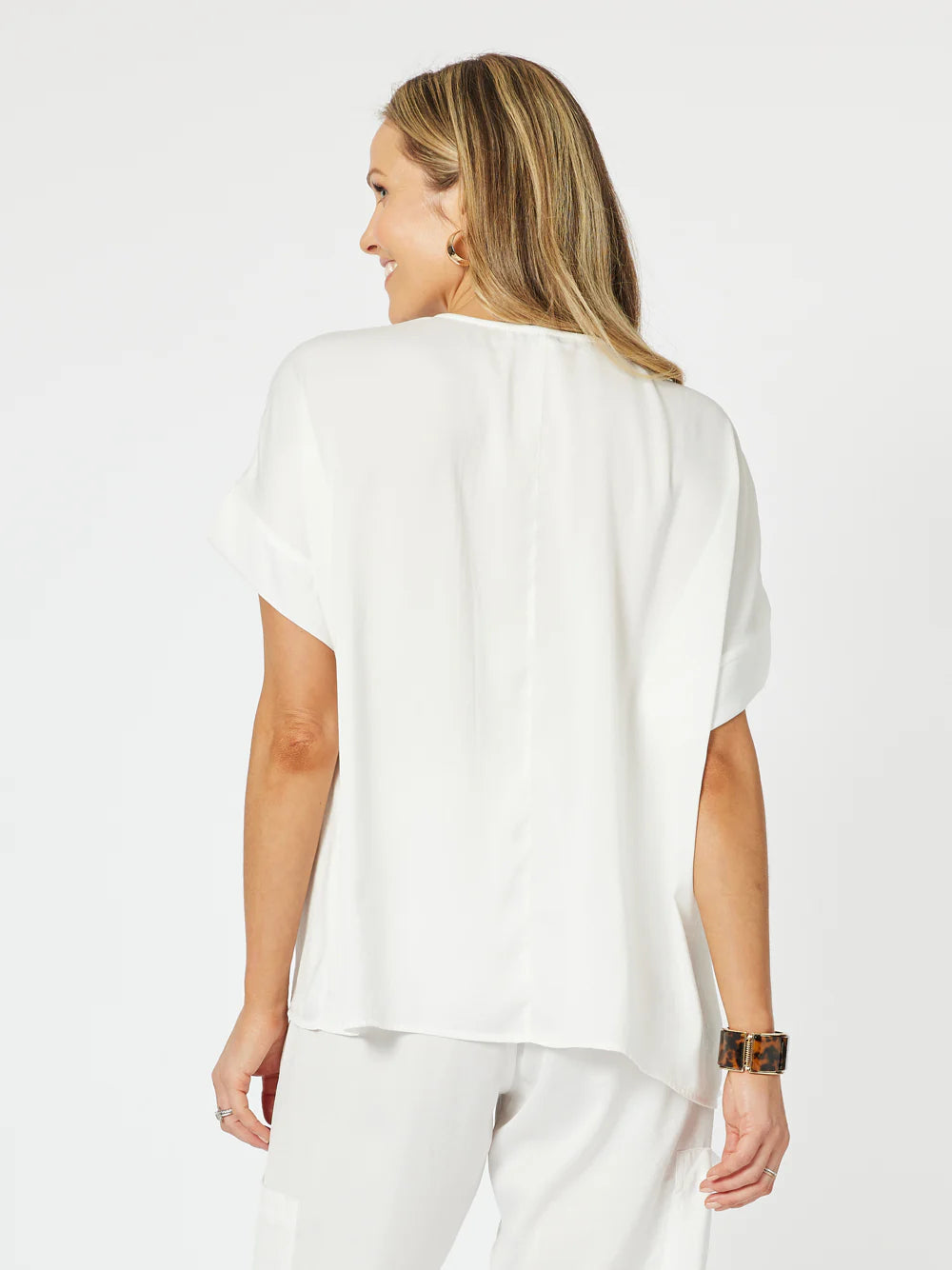 Louvre Luxe Top White