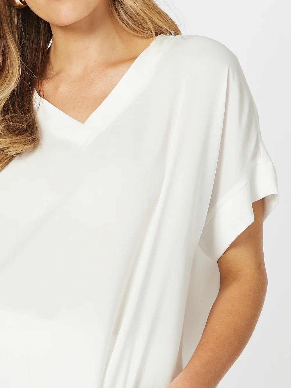 Louvre Luxe Top White