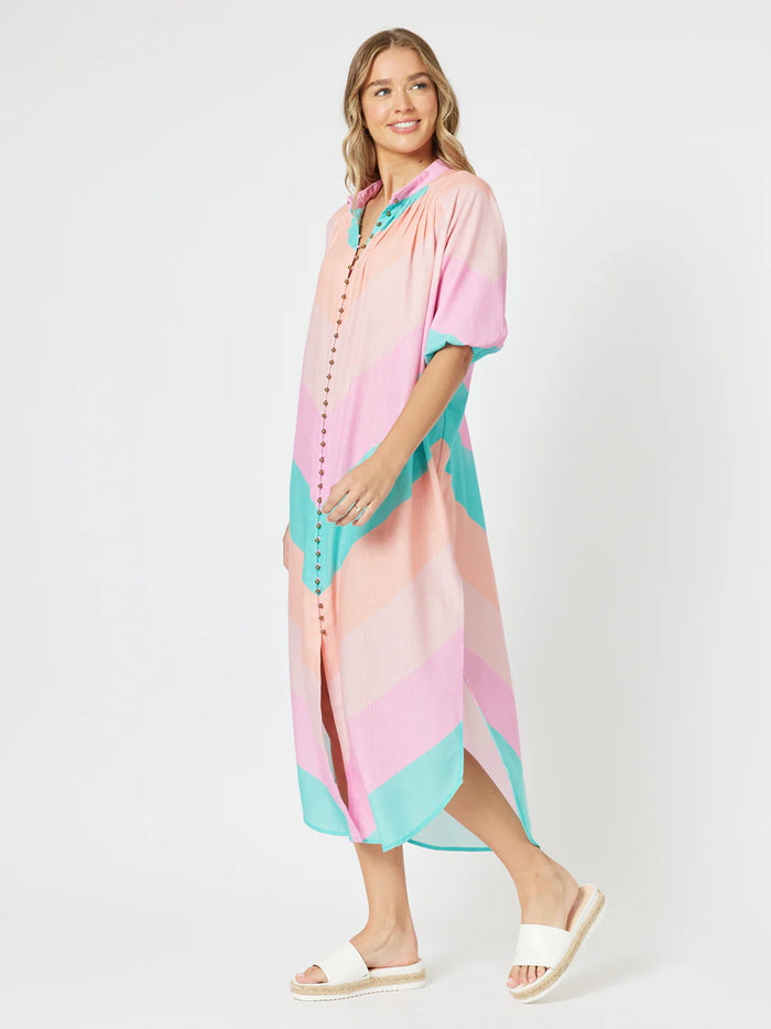 Gelato Button Down Dress