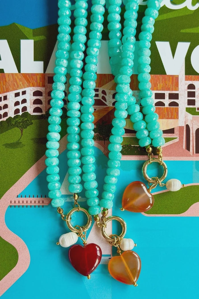 Santorini Heart Necklace