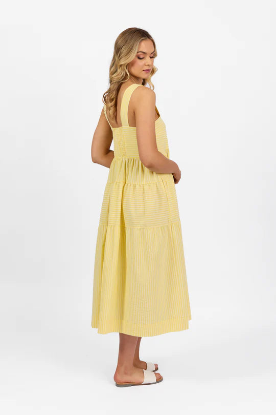 Lemon Stripe Dress