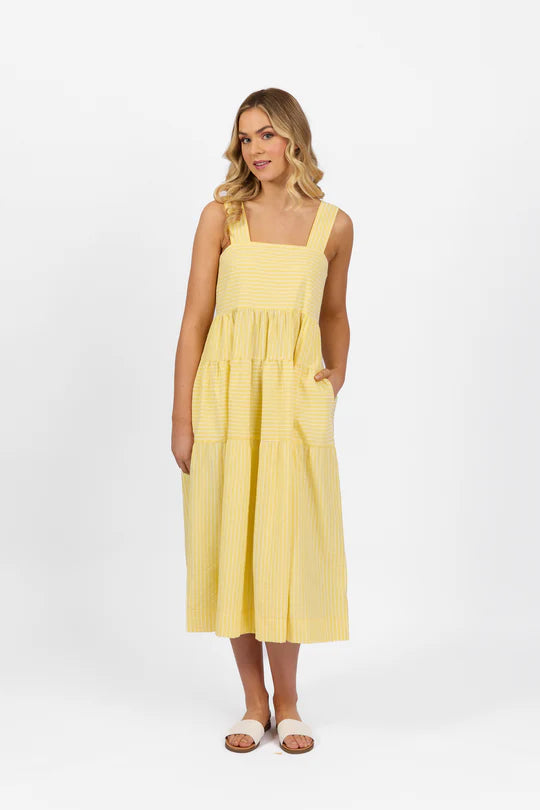 Lemon Stripe Dress