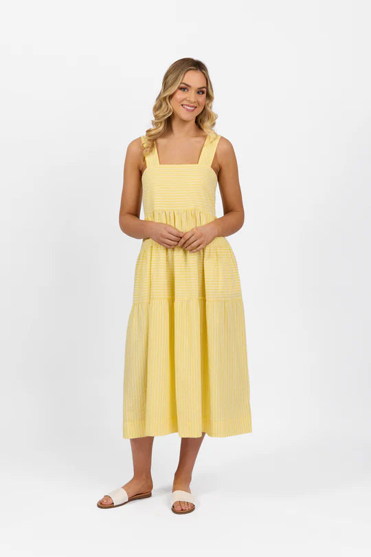 Lemon Stripe Dress