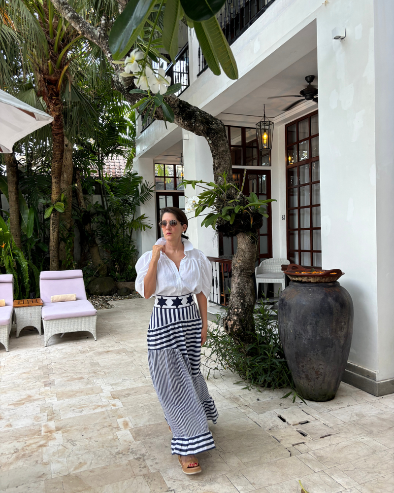 Simone Skirt Navy Starline