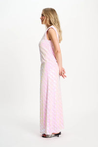Sequins Skirt Shell Pink