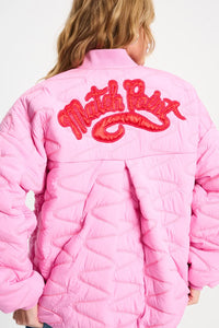 Quilted Jacket Cheering Pink