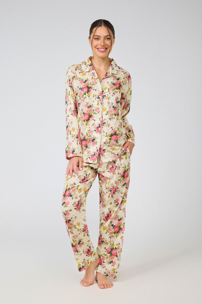 PJ Set Long Sleeve Floral