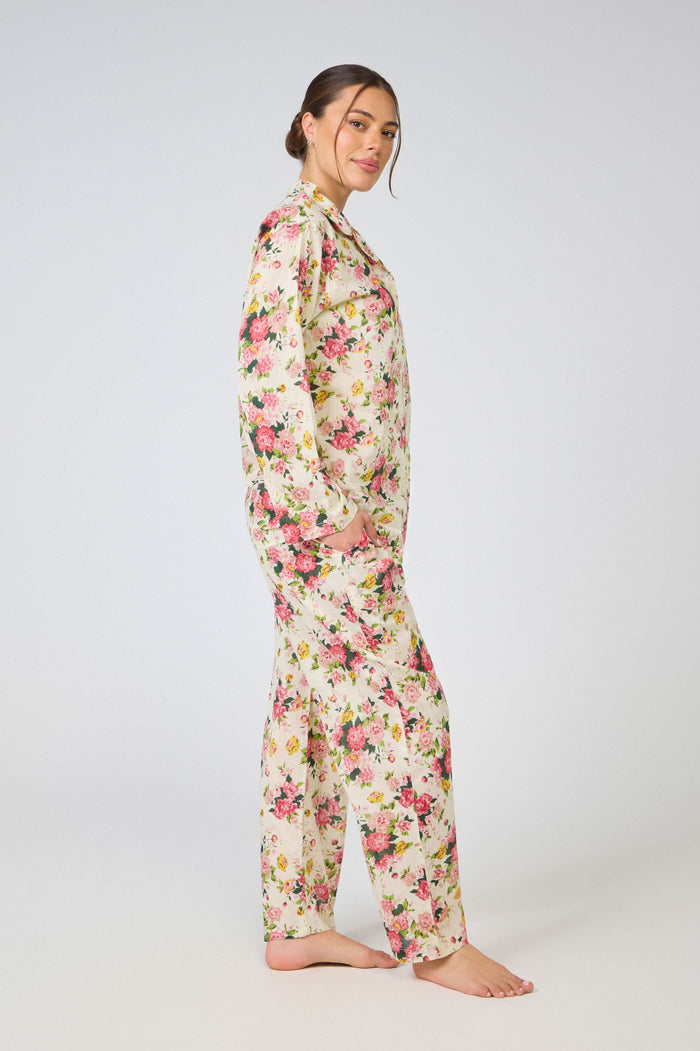 PJ Set Long Sleeve Floral