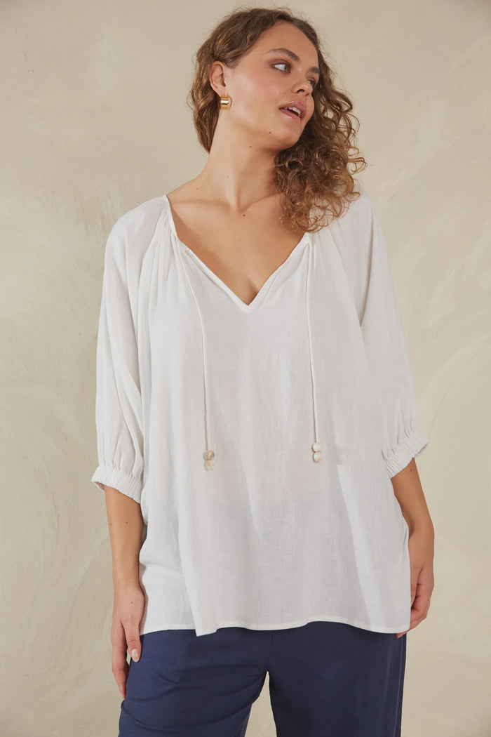 Sardinia Relaxed Blouse O/S