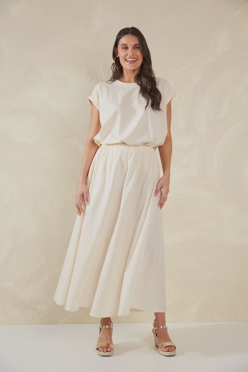 Adelfia Maxi Skirt Cannoli