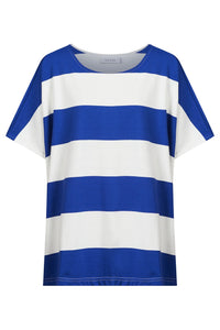 Jardin Stripe Shirt Blue O/S