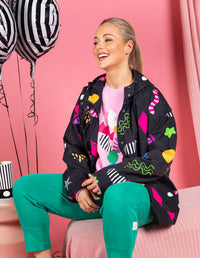 Licorice Galaxy Raincoat