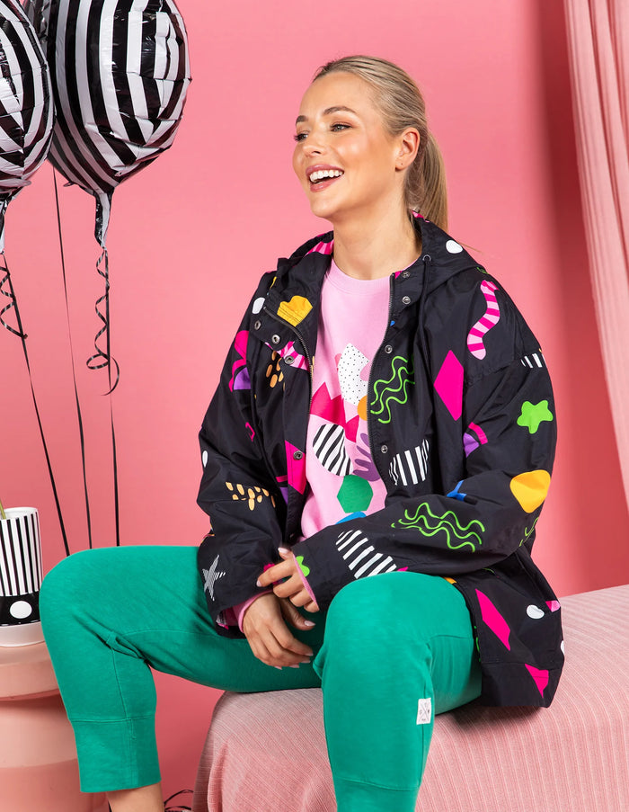 Licorice Galaxy Raincoat
