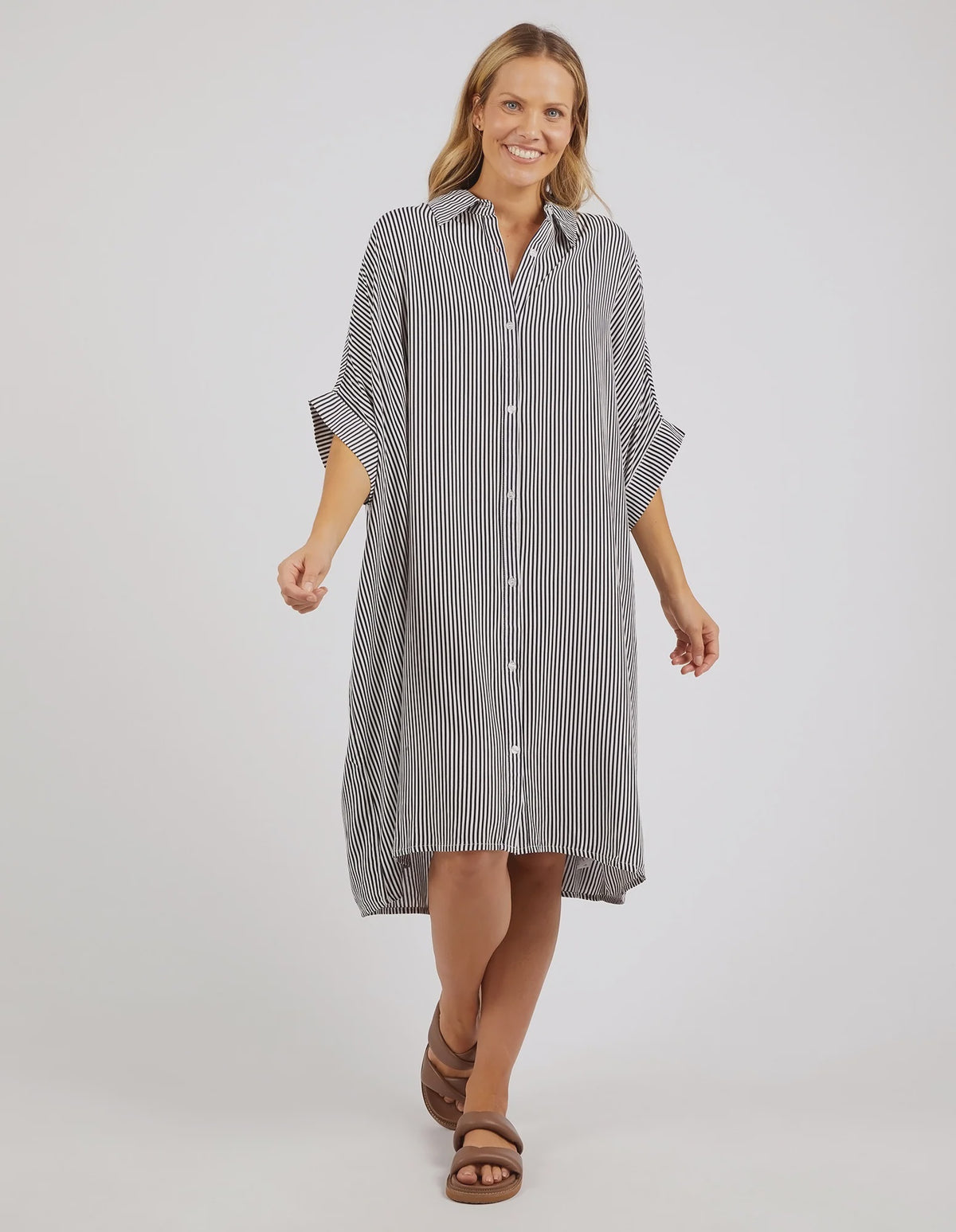 Luna Dress Navy