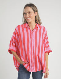 Palermo Stripe Shirt Pink