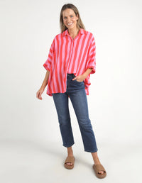 Palermo Stripe Shirt Pink