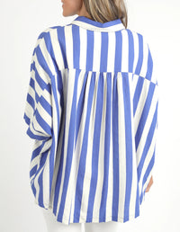 Palermo Stripe Shirt Blue