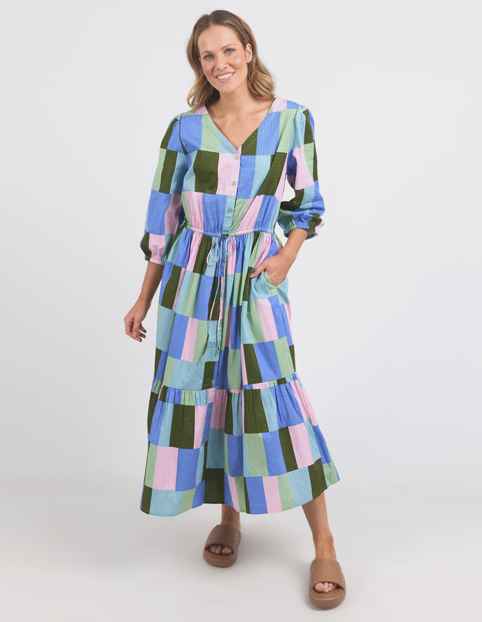 Odyssey Midi Dress Multi