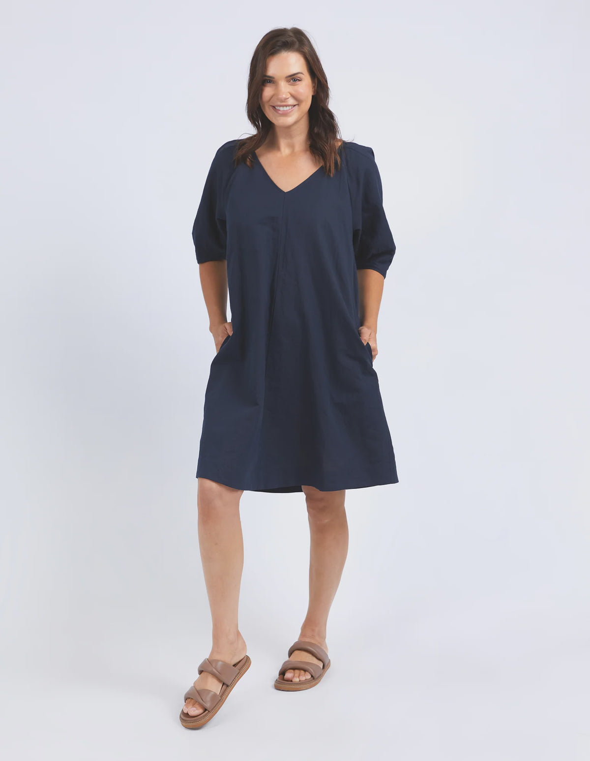 Stevie Dress Navy