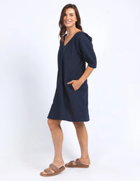 Stevie Dress Navy