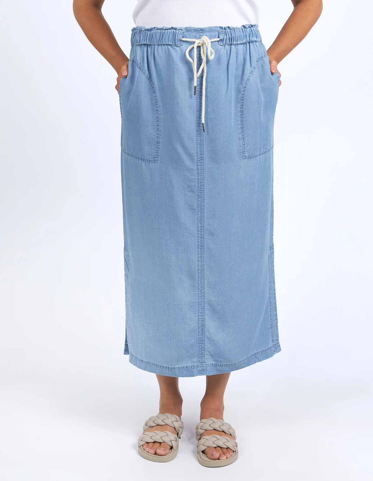 Penny Utility Skirt Blue