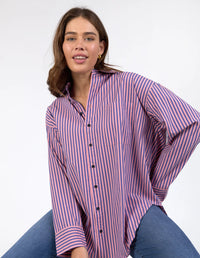 Lila Stripe Shirt Pink Blue