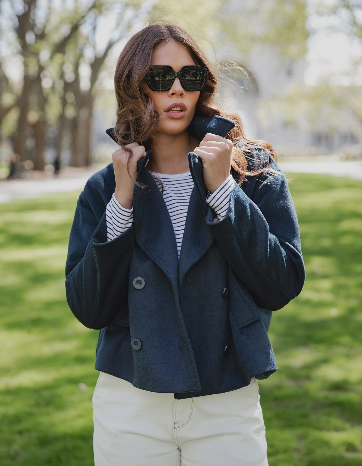 Harley Peacoat Navy Jacket